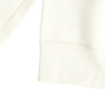 Loop & Weft Super Fluffy Knit Mock Neck Sweatshirt (Ivory)