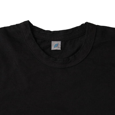 Pure Blue Japan Indigo x Black Jersey Crewneck Tee