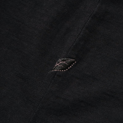 Pure Blue Japan Indigo x Black Jersey Crewneck Tee
