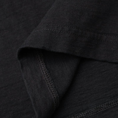 Pure Blue Japan Indigo x Black Jersey Crewneck Tee