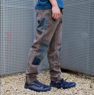 Studio D'Artisan "Amami Dorozome" Boro Selvedge Jeans (Relax Tapered)