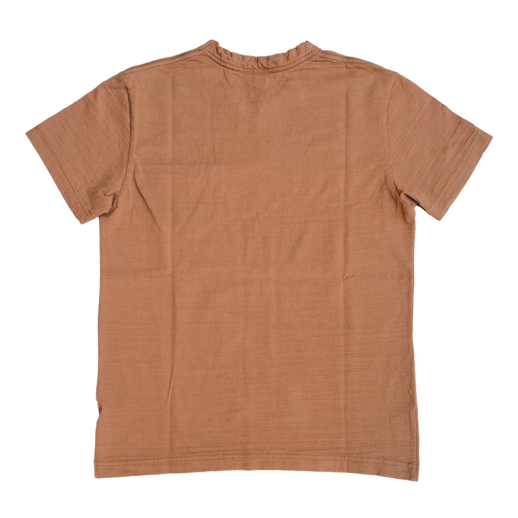 OD+PBJ Yarn Dyed Natural Kakishibu Dyed S/S Slub Tee