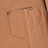 OD+PBJ Natural Kakishibu Dyed L/S Slub Pocket Tee