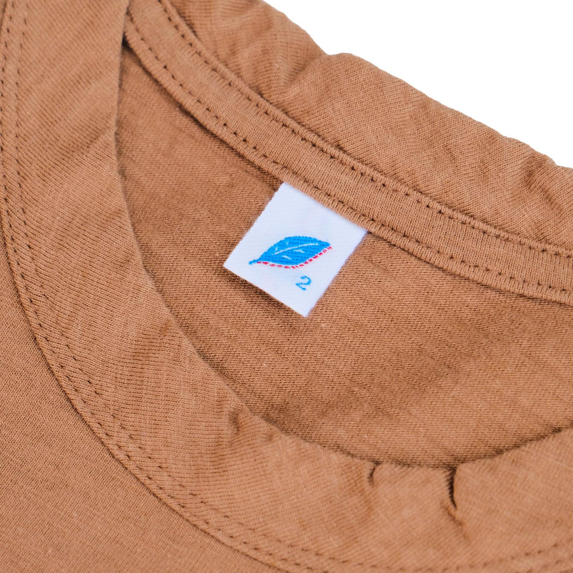 OD+PBJ Yarn Dyed Natural Kakishibu Dyed S/S Slub Tee