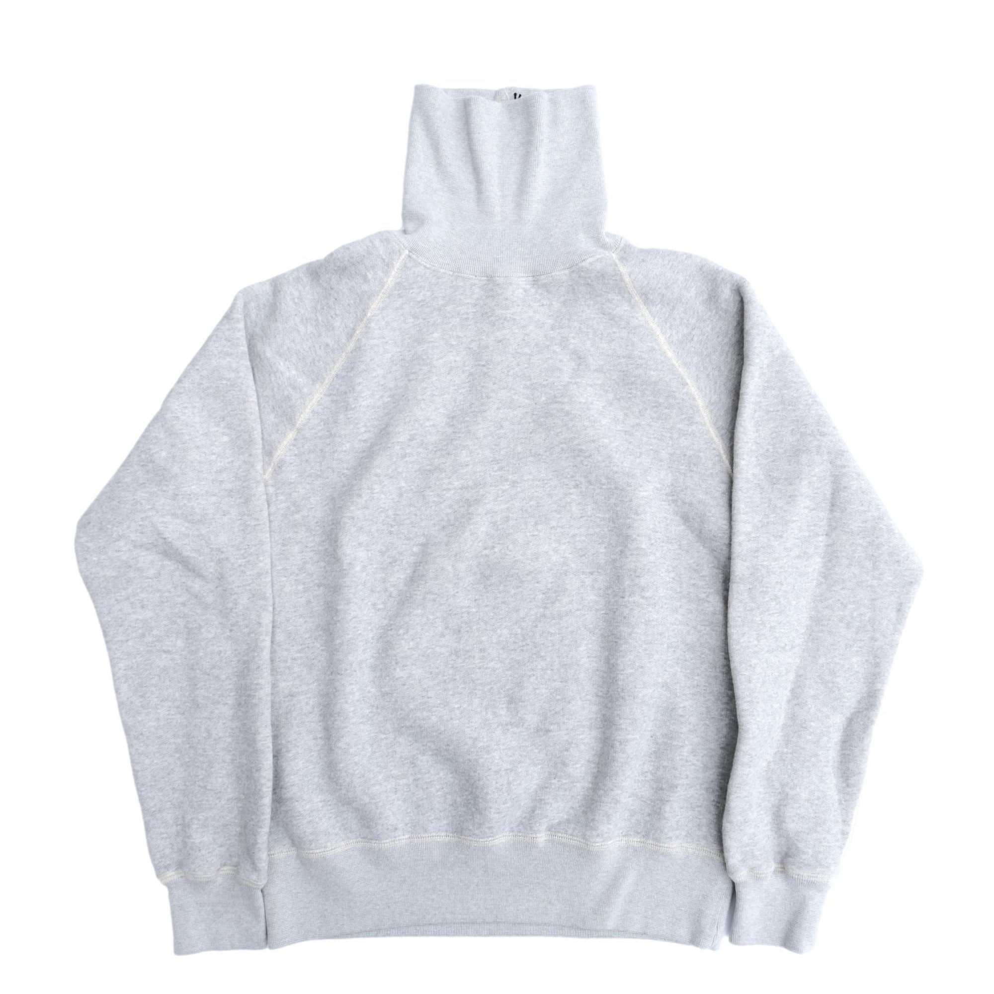 Loop & Weft Super Fluffy Knit Turtleneck Sweatshirt (Gray)