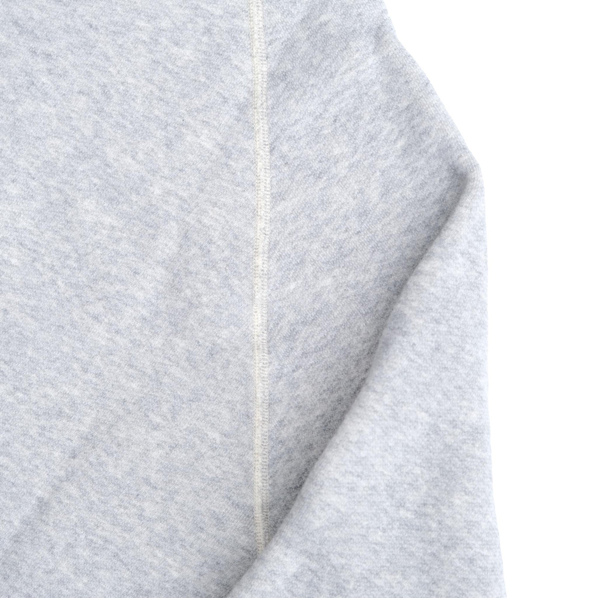 Loop & Weft Super Fluffy Knit Mock Neck Sweatshirt (Gray)
