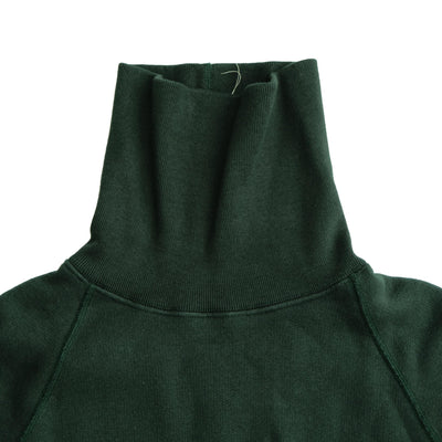 Loop & Weft Super Fluffy Knit Turtleneck Sweatshirt (Green)