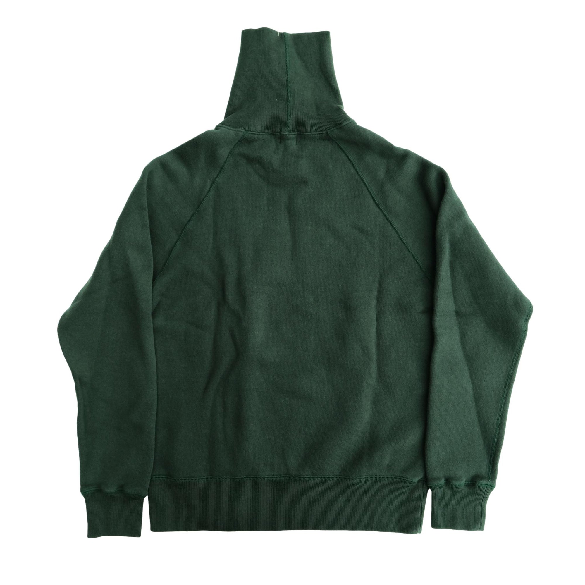 Loop & Weft Super Fluffy Knit Turtleneck Sweatshirt (Green)