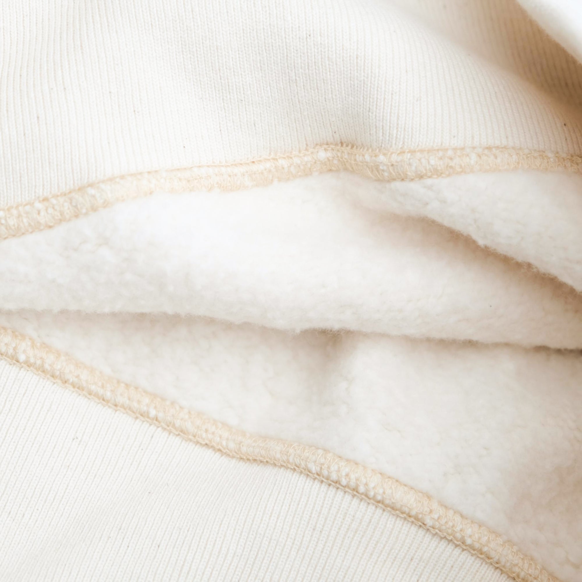 Loop & Weft Super Fluffy Knit Turtleneck Sweatshirt (Ivory)