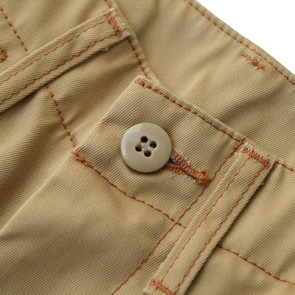 Studio D'Artisan 1875 Chino Shorts (Beige) - Okayama Denim