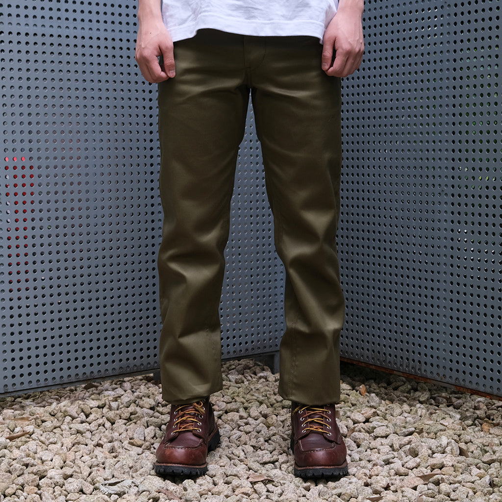 Studio D'Artisan 1874 Chino Pants (Army Green) - Okayama Denim Studio D'Artisan 1874 Chino Pants (Army Green) - Okayama Denim
