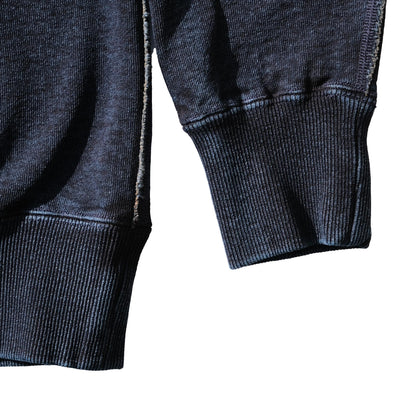 Samurai Jeans SIS25-101 Heavyweight Natural Indigo x Kakishibu Crewneck Sweatshirt