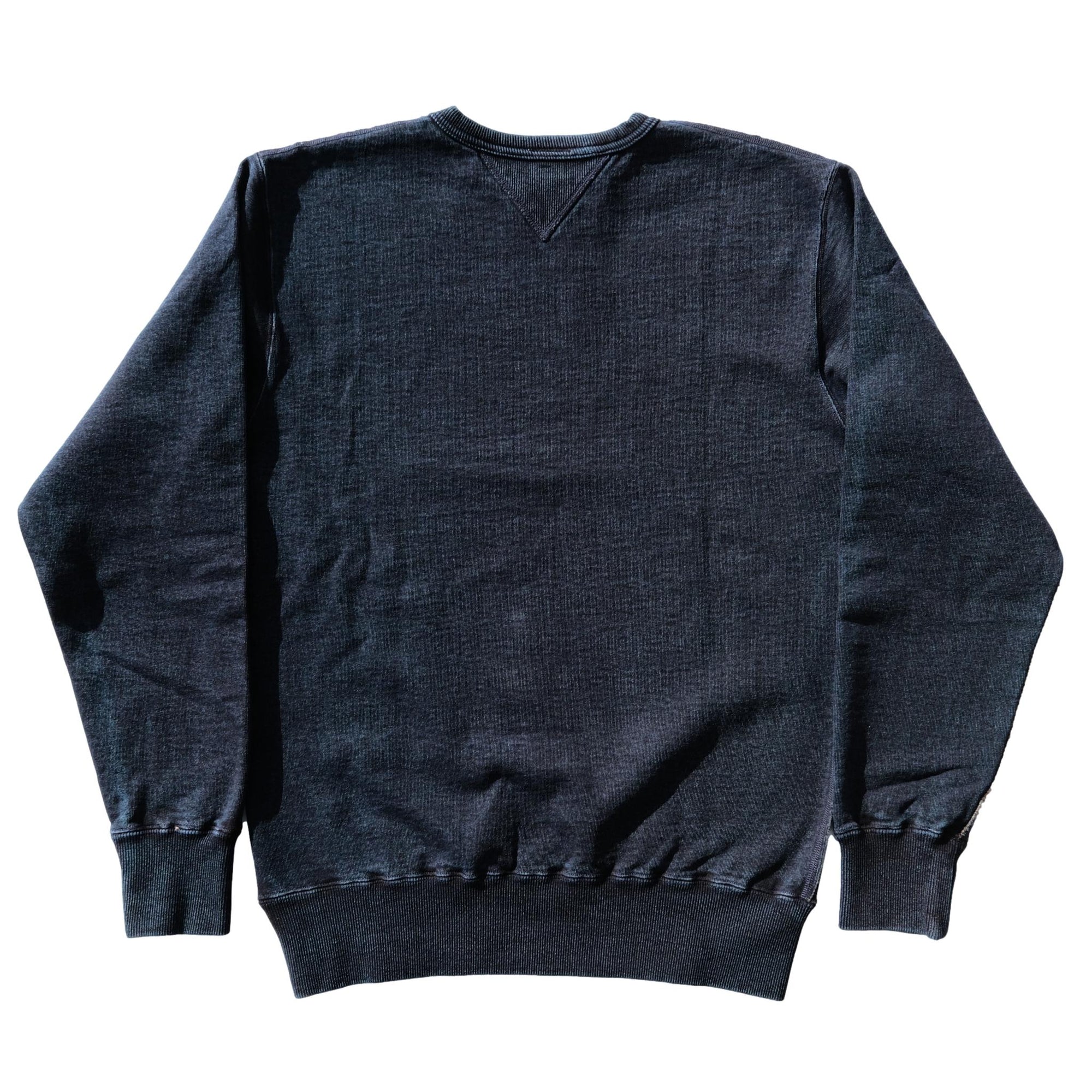 Samurai Jeans SIS25-101 Heavyweight Natural Indigo x Kakishibu Crewneck Sweatshirt