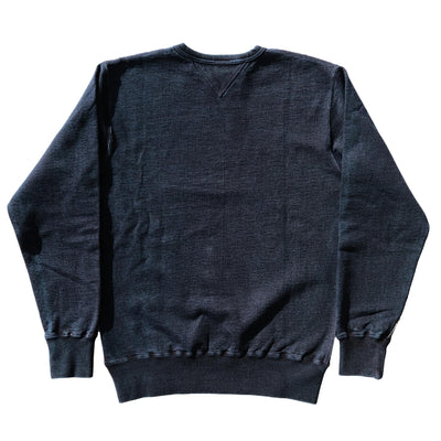 Samurai Jeans SIS25-101 Heavyweight Natural Indigo x Kakishibu Crewneck Sweatshirt