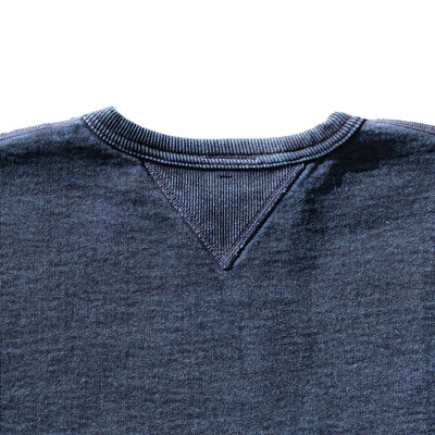 Samurai Jeans SIS25-101 Heavyweight Natural Indigo x Kakishibu Crewneck Sweatshirt