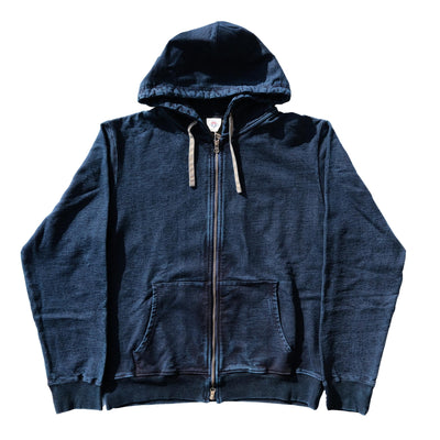Samurai Jeans SIS25-102 Heavyweight Natural Indigo x Kakishibu Hoodie