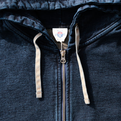 Samurai Jeans SIS25-102 Heavyweight Natural Indigo x Kakishibu Hoodie