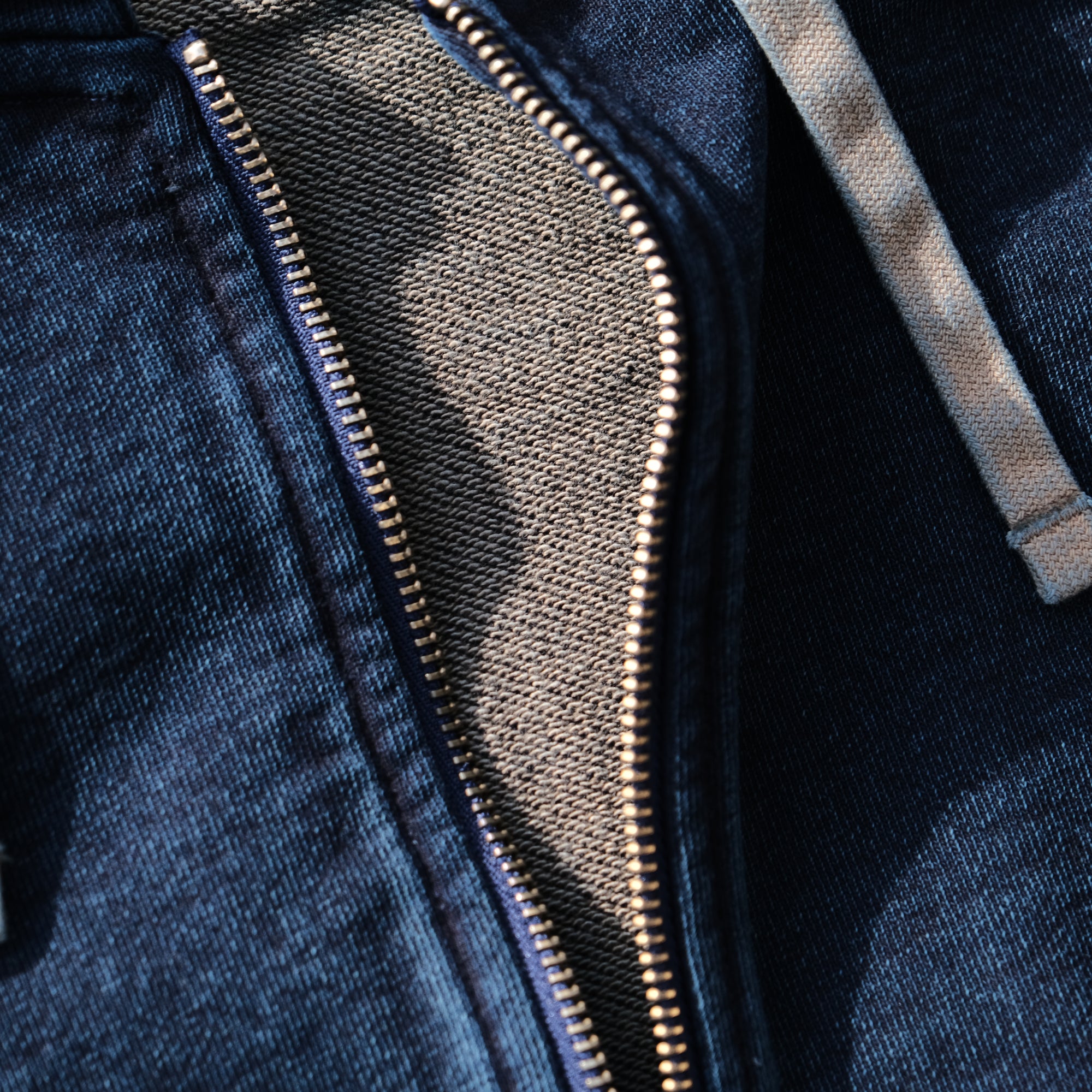 Samurai Jeans SIS25-102 Heavyweight Natural Indigo x Kakishibu Hoodie