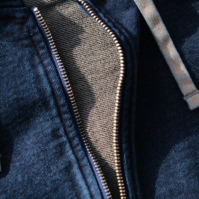 Samurai Jeans SIS25-102 Heavyweight Natural Indigo x Kakishibu Hoodie