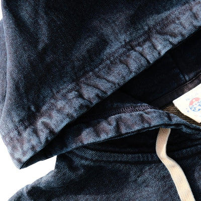 Samurai Jeans SIS25-102 Heavyweight Natural Indigo x Kakishibu Hoodie