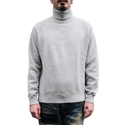 Loop & Weft Super Fluffy Knit Turtleneck Sweatshirt (Gray)