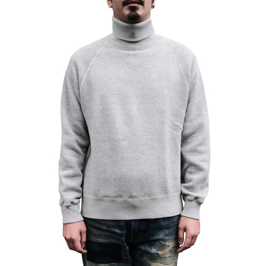 Loop & Weft Super Fluffy Knit Turtleneck Sweatshirt (Gray)