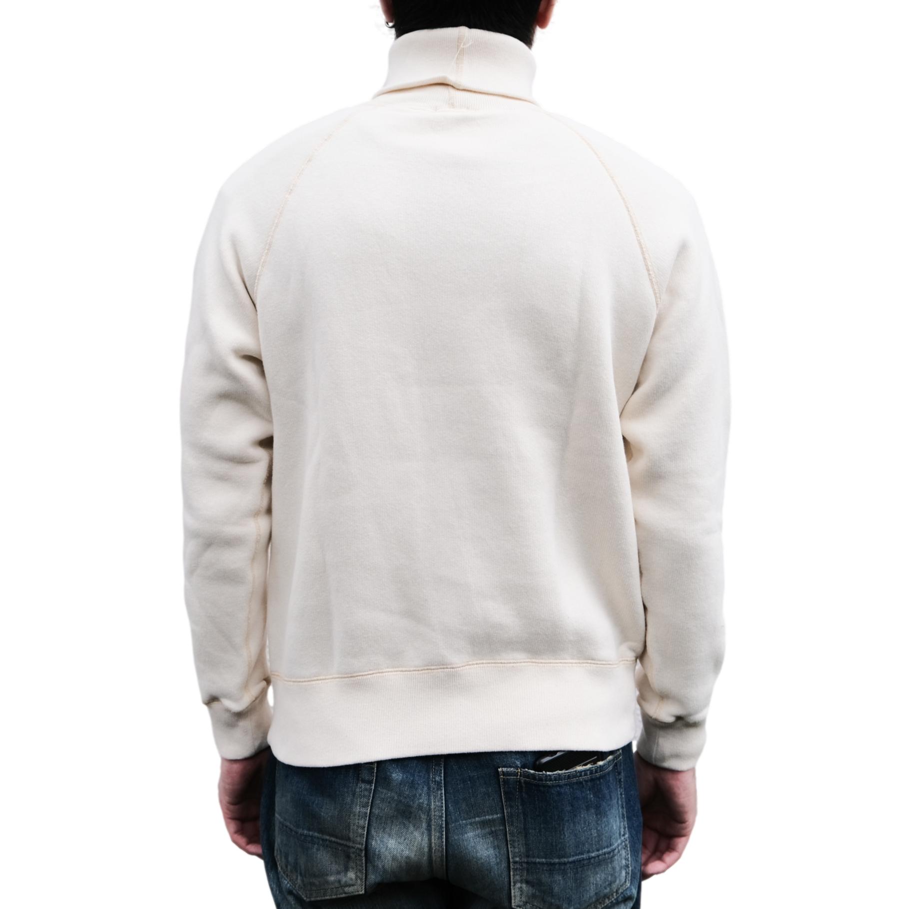 Loop & Weft Super Fluffy Knit Turtleneck Sweatshirt (Ivory)