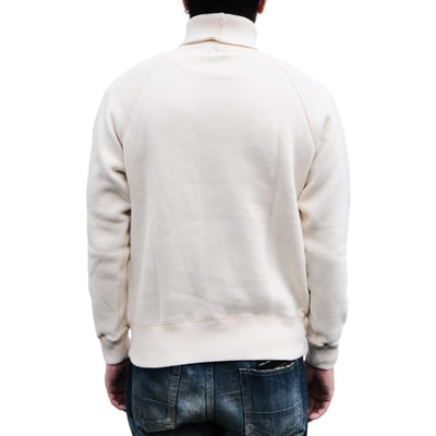 Loop & Weft Super Fluffy Knit Turtleneck Sweatshirt (Ivory)