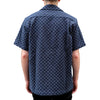 Samurai Jeans SOS23-S01 Natural Indigo Sashiko Aloha Shirt