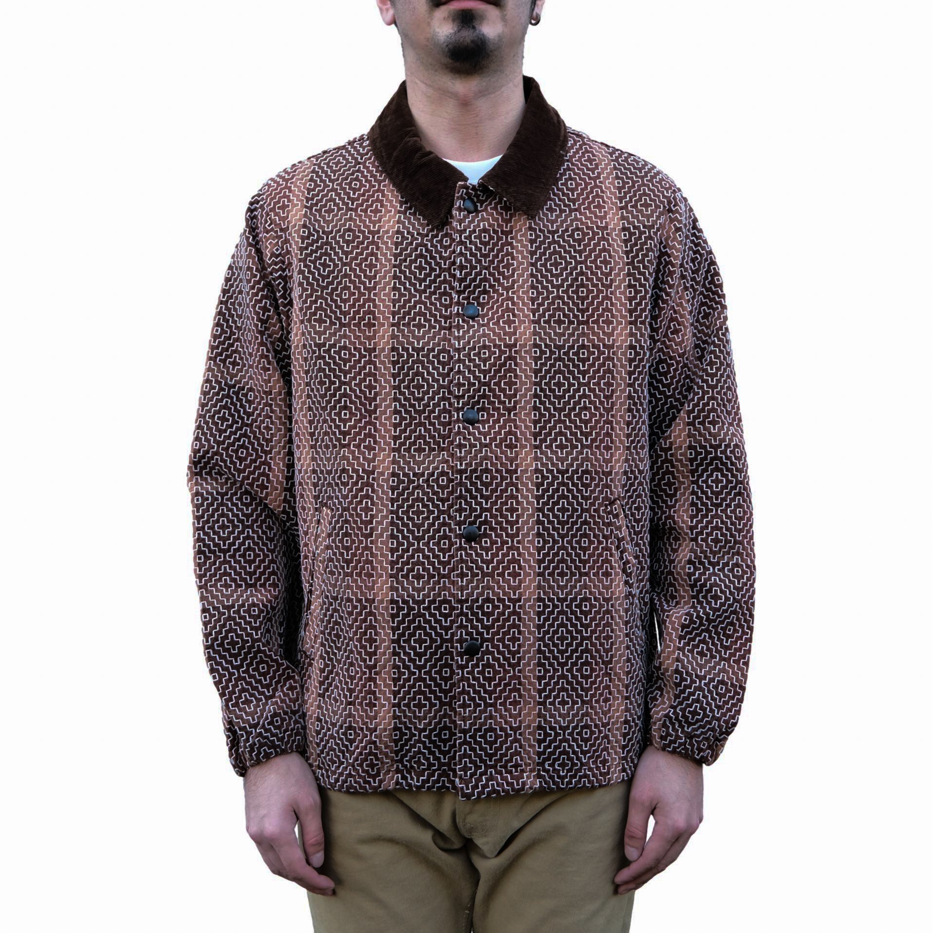 Studio D'Artisan "Kakishibu Noragi Sashiko" Coach Jacket