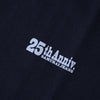 Samurai Jeans SJST25th-02 25th Anniversary Heavyweight Logo Print Tee (Navy)