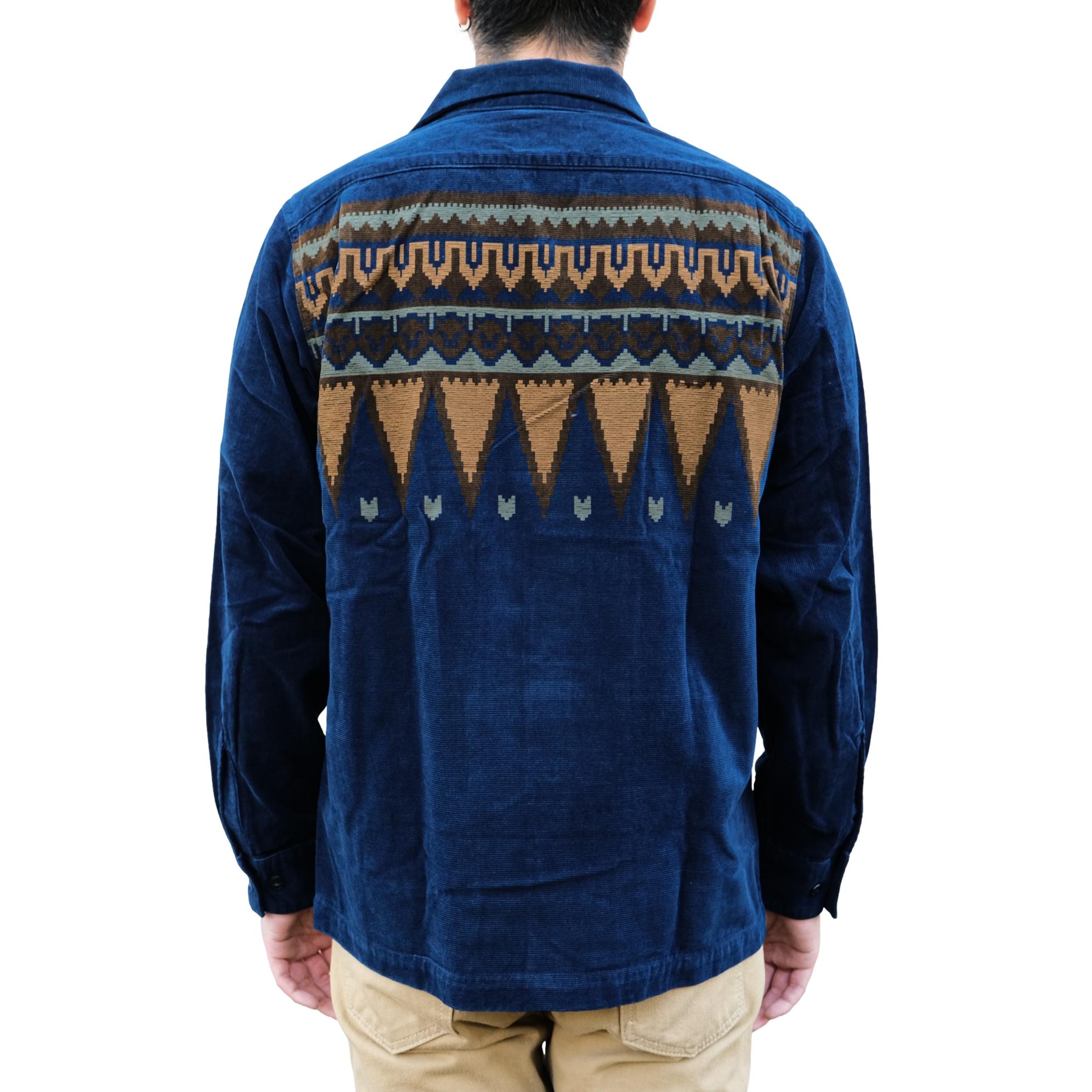 Studio D'Artisan Indigo Native Corduroy Shirt