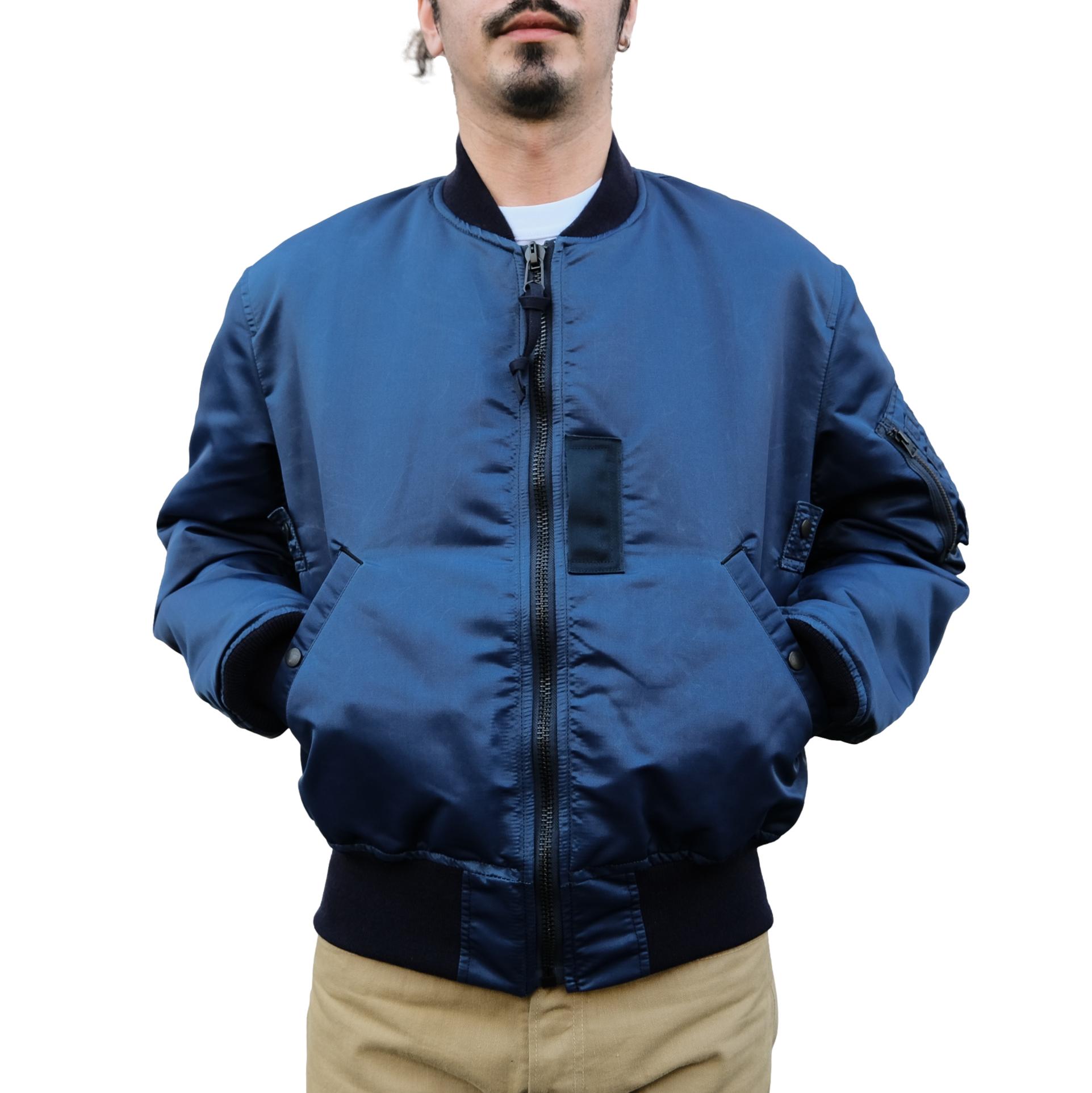 Studio D'Artisan Indigo MA-1 Flight Jacket