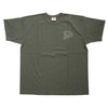 Samurai Jeans SJST25th-03 25th Anniversary Heavyweight Logo Print Tee (Moss Green)