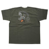 Samurai Jeans SJST25th-03 25th Anniversary Heavyweight Logo Print Tee (Moss Green)