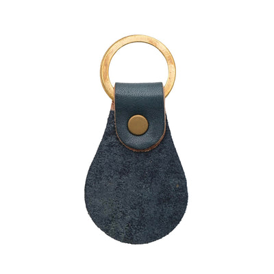 Okayama Denim Natural Indigo Hand Dyed Horsehide Keyholder