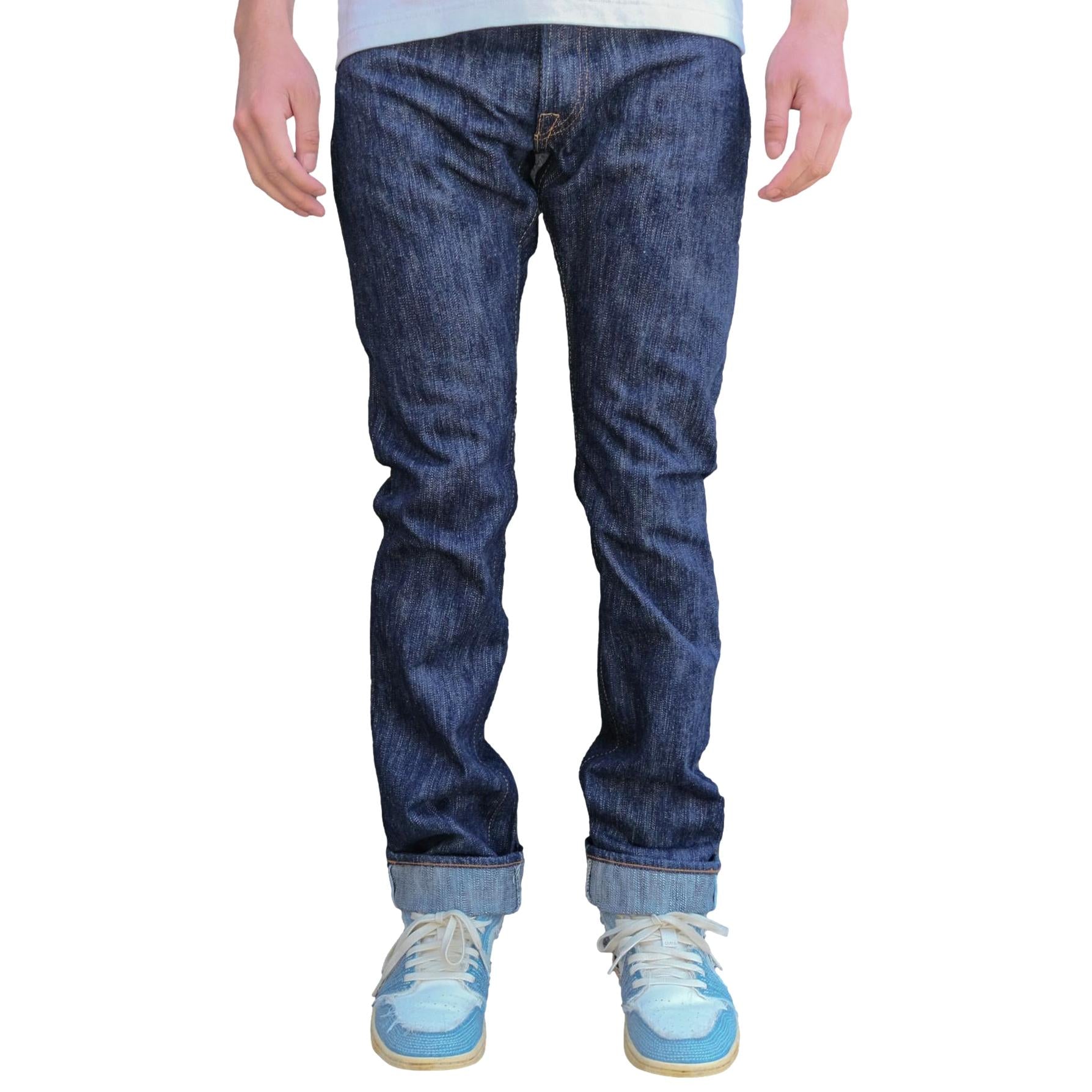 Pure Blue Japan KS-15oz-005 "Kasuri" Selvedge Jeans (Slim Straight)
