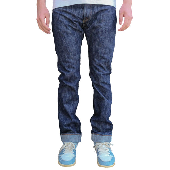 Pure Blue Japan KS-15oz-005 "Kasuri" Selvedge Jeans (Slim Straight)