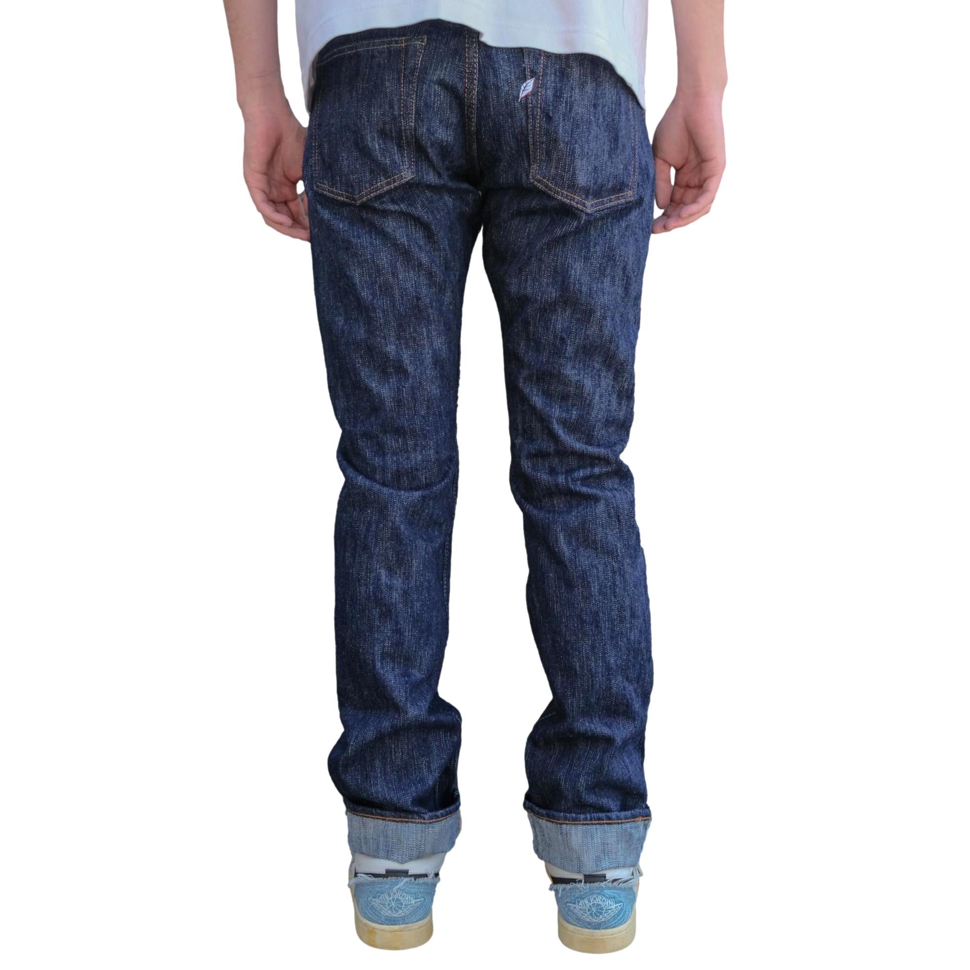 Pure Blue Japan KS-15oz-005 "Kasuri" Selvedge Jeans (Slim Straight)
