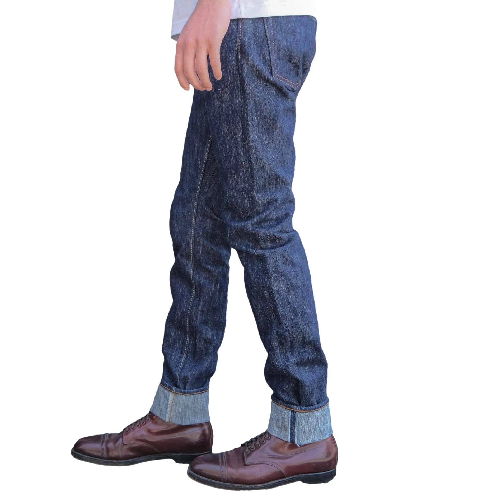 Pure Blue Japan KS-15oz-013 "Kasuri" Selvedge Jeans (Slim Tapered)