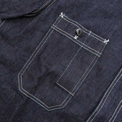 Studio D'Artisan 5333B-S Selvedge Denim S/S Work Shirt