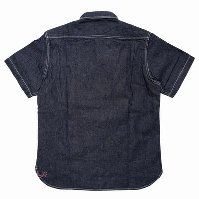 Studio D'Artisan Selvedge Denim S/S Work Shirt