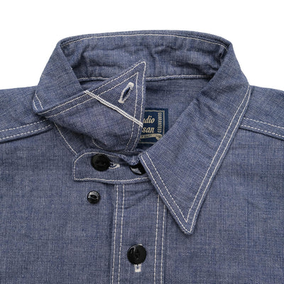 Studio D'Artisan Selvedge Chambray S/S Work Shirt