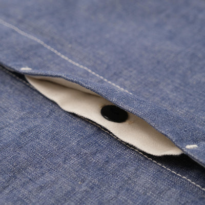 Studio D'Artisan Selvedge Chambray S/S Work Shirt