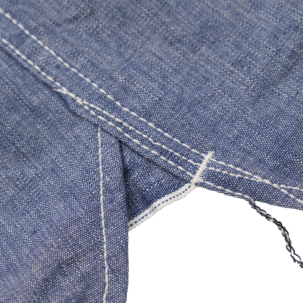 Studio D'Artisan Selvedge Chambray S/S Work Shirt