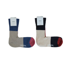 Rasox Cotton x Linen Crew Socks - Okayama Denim