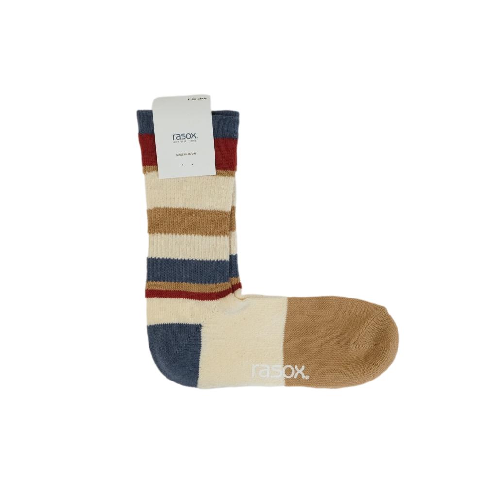 Rasox Multi Border Crew Socks