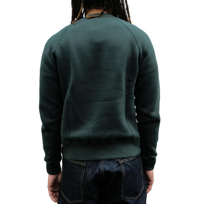 Loop & Weft Super Fluffy Knit Crewneck Sweatshirt (Green)
