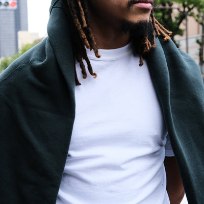 Loop & Weft Super Fluffy Knit Crewneck Sweatshirt (Green)