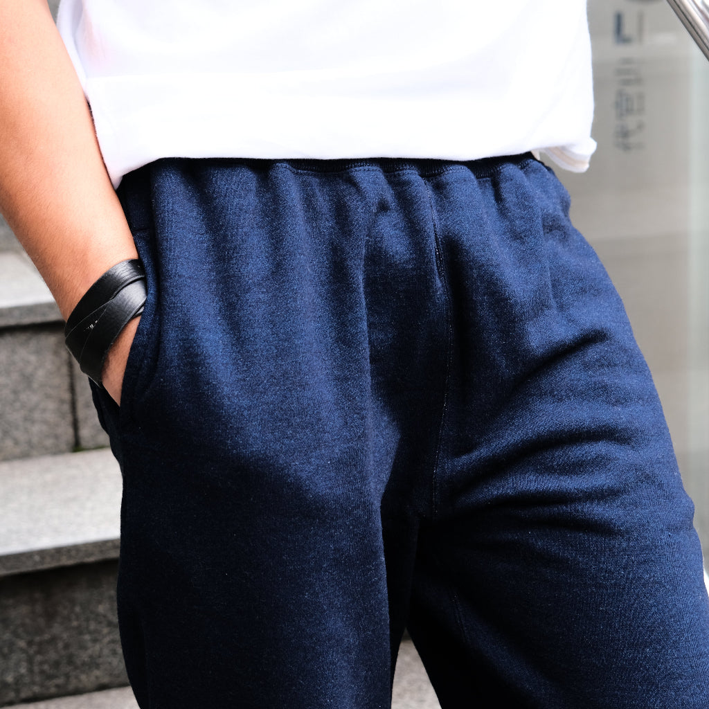 The Flat Head Indigo Dyed Heavyweight Sweatpants